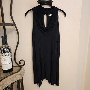 Venus Cold Shoulder Long Sleeve Top - Black